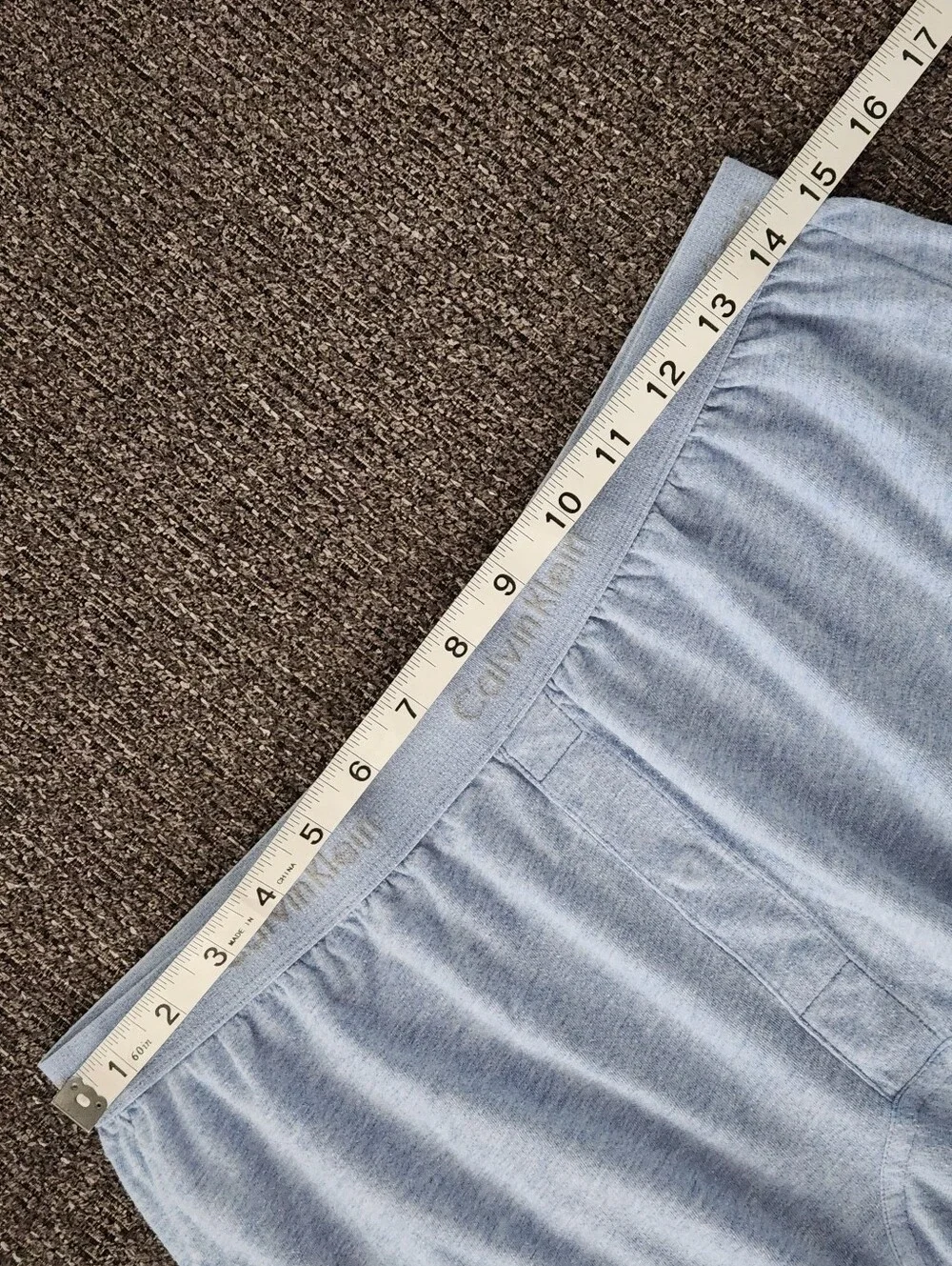 💪Calvin Klein💪 - Blue Knit Boxer/Lounge Short w/Logo Waistband